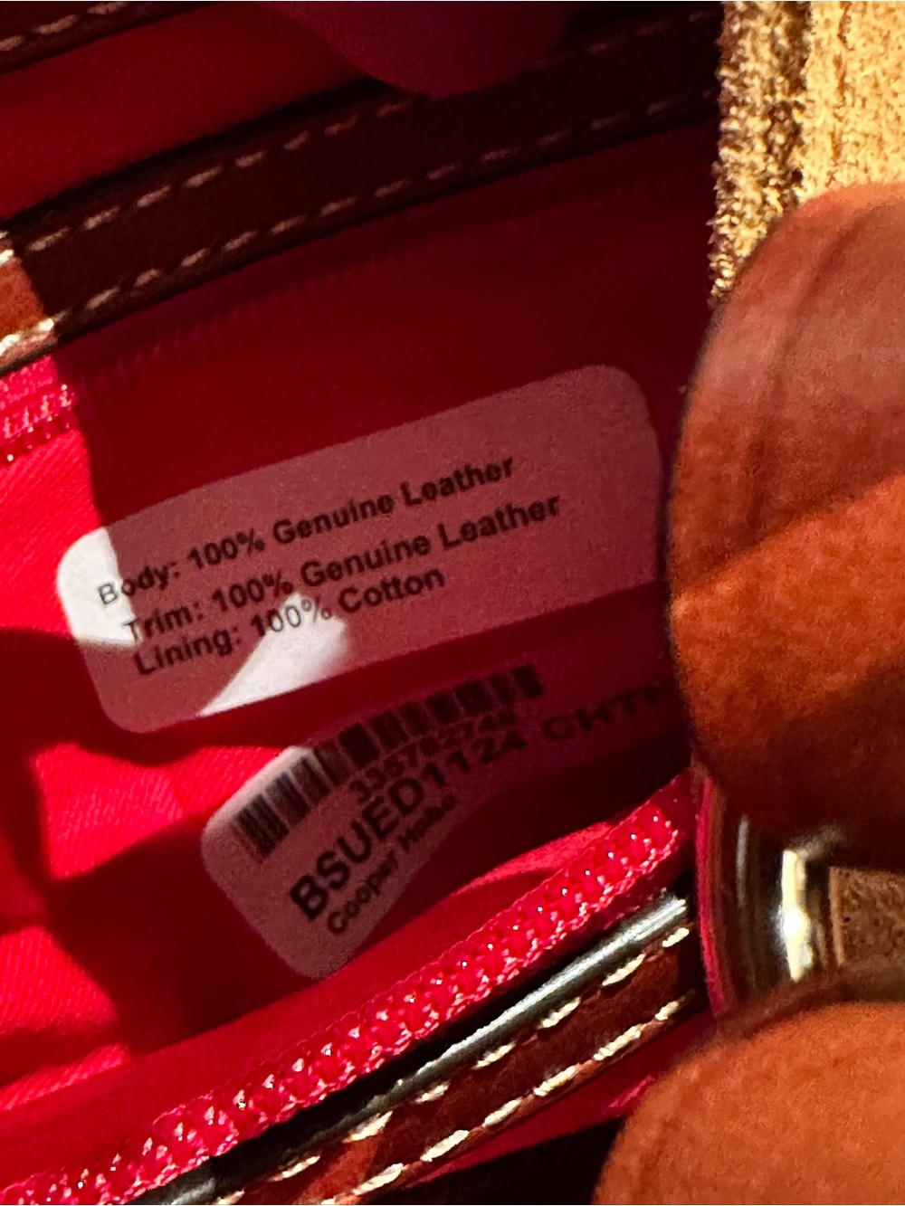 Dooney & Bourke - Mustard Color Suede Cooper Hobo - Picture 4 of 6